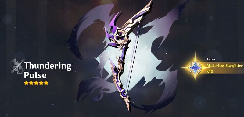 The Thundering Pulse is a powerful new 5-star bow (Image via MightyYT/Genshin Impact )