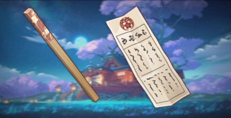Fortune Slips in Genshin Impact (image via Sportskeeda)