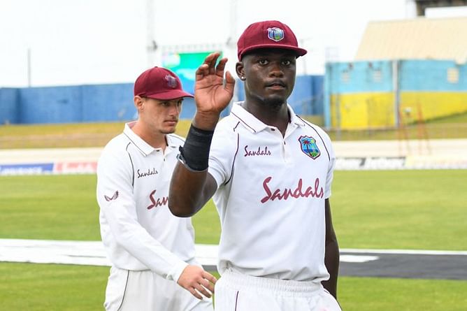 WI vs PAK Test: Windies seamer Jayden Seales cops demerit point for using 'inappropriate' language against Hasan Ali