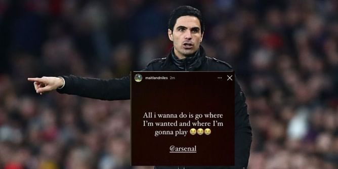 Arsenal star airs frustration on social media after transfer talks break down