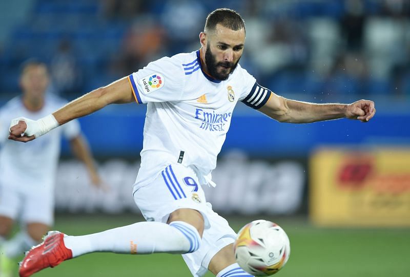 Benzema in action for Real Madrid