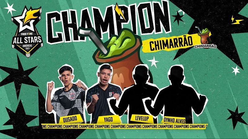 Team Chimarro wins Free Fire All Stars Americas Battle Royale (Image via YouTube/ Free Fire NA)