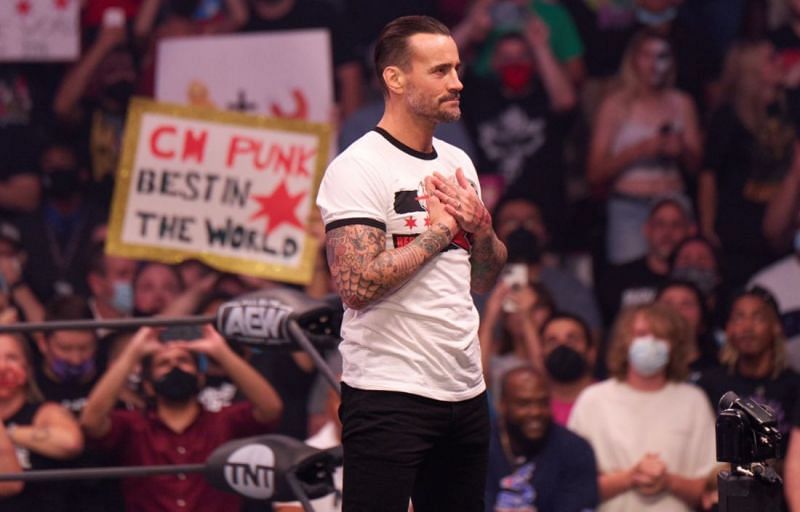 CM Punk made an emotional wrestling return on Friday night!