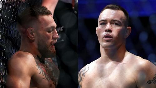 Conor McGregor (left), Colby Covington (right)