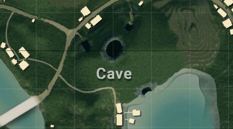 Cave in Sanhok map of BGMI (Image via BGMI)