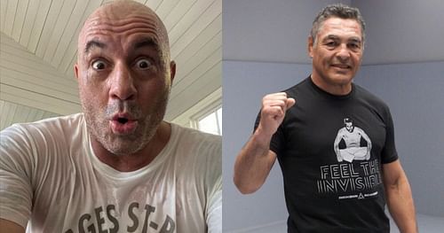 Joe Rogan (left), Rickson Gracie (right) [Images Courtesy: @joerogan and @ricksongraciejj on Instagram]