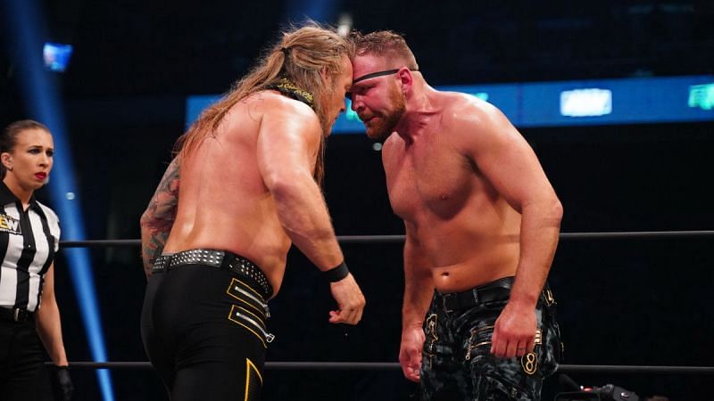 Chris Jericho and Jon Moxley have won world titles in AEW and WWE