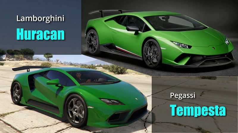 Real cars and Cars in GTA Online ( Source: Youtube @SD1ONE )