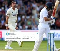 "Needs to go and play Ranji cricket" - Twitterati show no mercy to Kohli who departs to Anderson for the seventh time