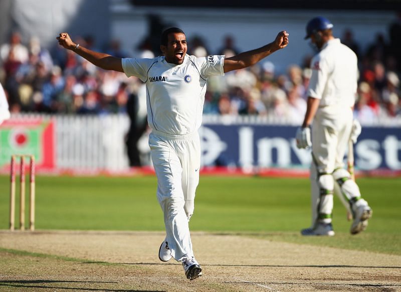 Zaheer Khan - India's hero of the 2007 series win in England.