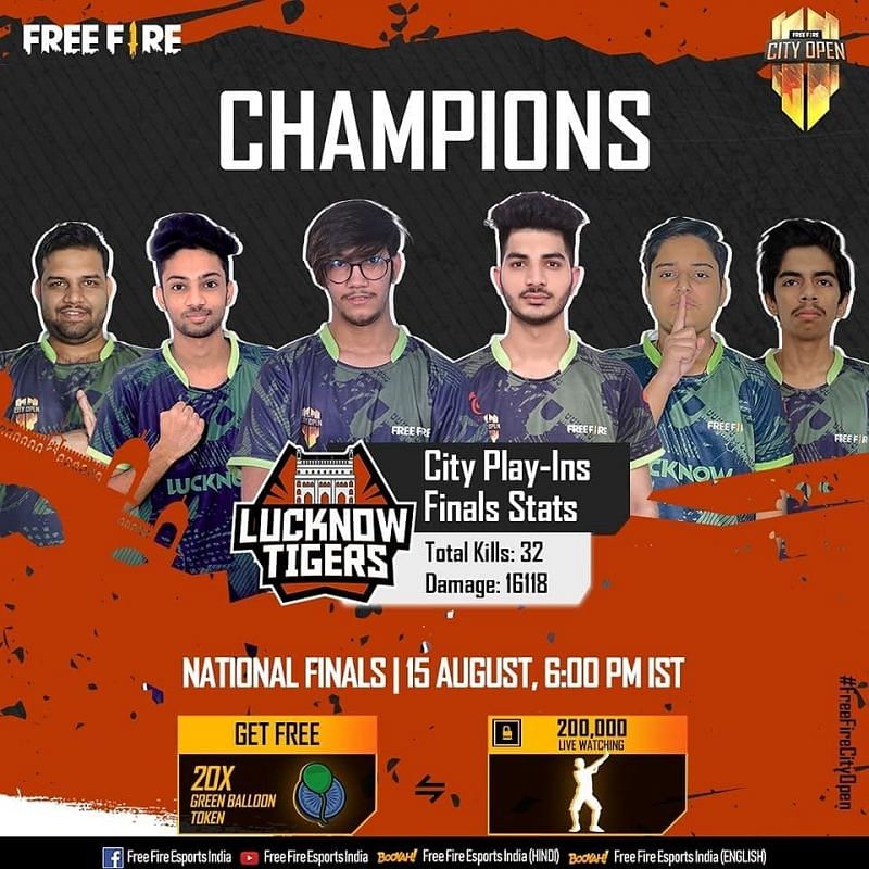 The Lucknow Tigers came through the city play-ins finals (Team Elite)
