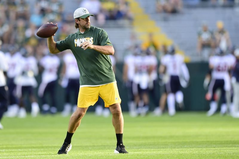 Aaron Rodgers of the Green Bay Packers