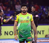 Pardeep Narwal has scored the most raid points in PKL (Image via Sportskeeda)