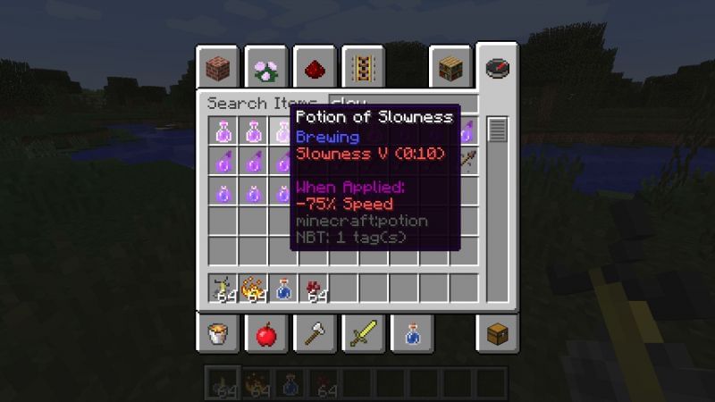 Potion of slowness (Image via Minecraft)