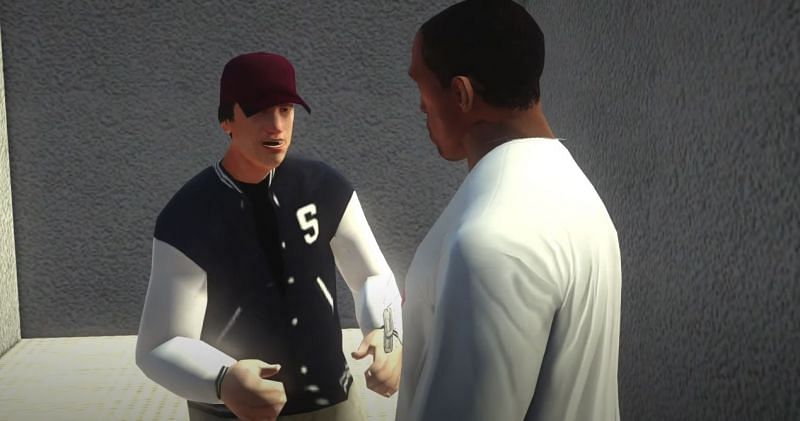 Jimmy Silverman, as he appears in GTA San Andreas with a better graphics mod (Image via Rockstar Games)