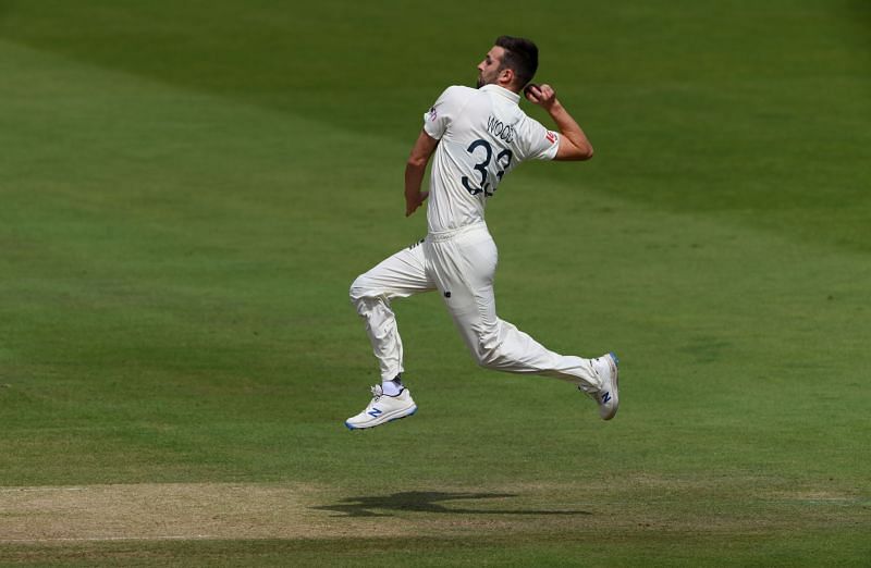 England fast bowler Mark Wood in action during the Lord&#039;s Test. (Pic: Getty Images)
