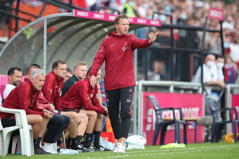 Julian Nagelsmann did not record a win in the pre-season with Bayern Munich