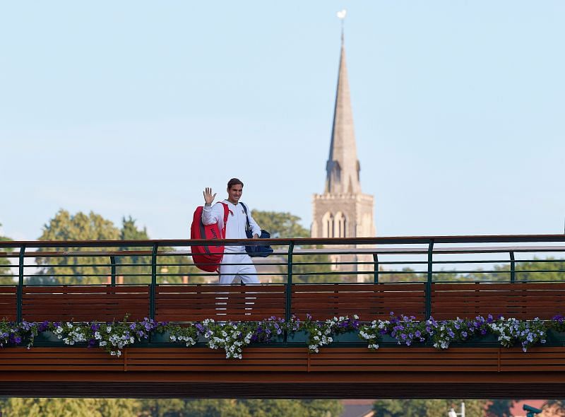 Roger Federer after his Wimbledon loss to Hubert Hurkacz