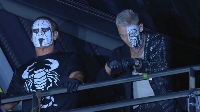 Sting and Darby Allin at Rampage tonight