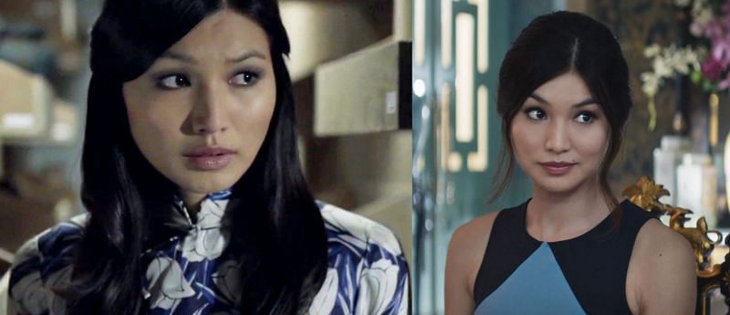 Gemma Chan in 2010 and 2018. (Image via BBC, and Warner Bros. Pictures)