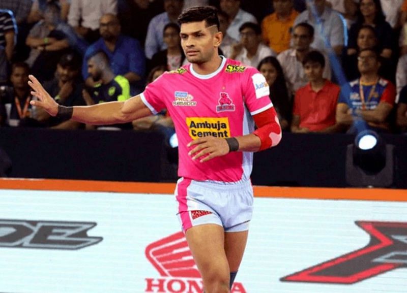 Deepak Niwas Hooda is behind Pardeep Narwal and Rahul Chaudhari to score 1000 points.