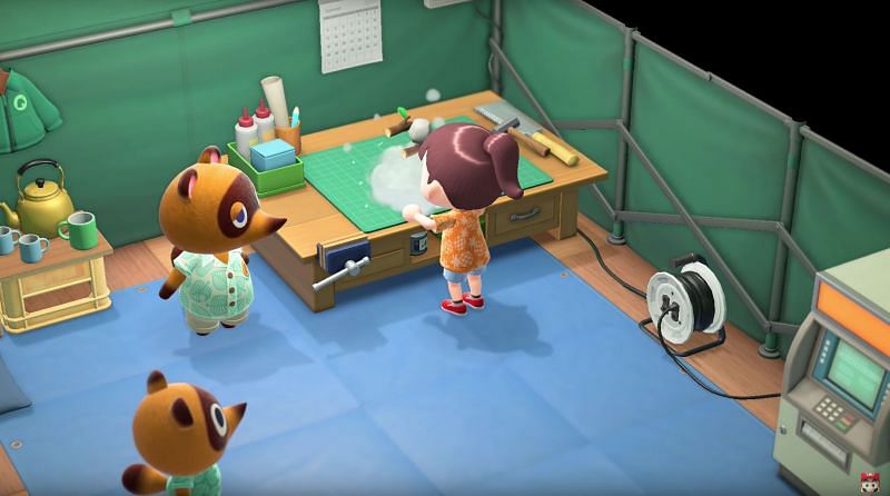 Crafting in Animal Crossing can take a while if players need to craft lots of items. Bulk crafting would go a long way (Image via Nintendo)