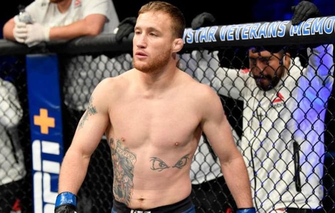 Watch: When Justin Gaethje wrestled a buffed-up security guard and got submitted