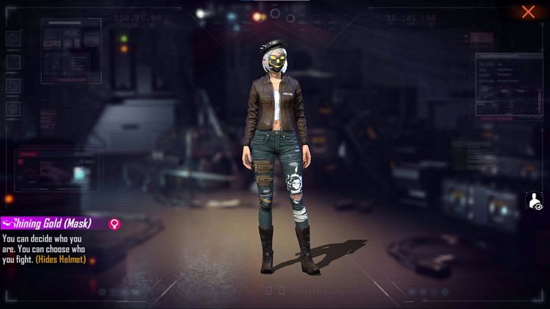 The Shining Gold Mask is one of the rewards for the redeem code (Image via Free Fire)