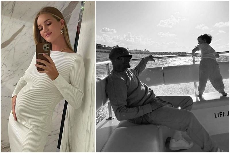 Rosie Huntington- Whiteley set to welcome a second child with fianc&eacute; Jason Statham (Images via @rosiehw&#039;s Instagram)