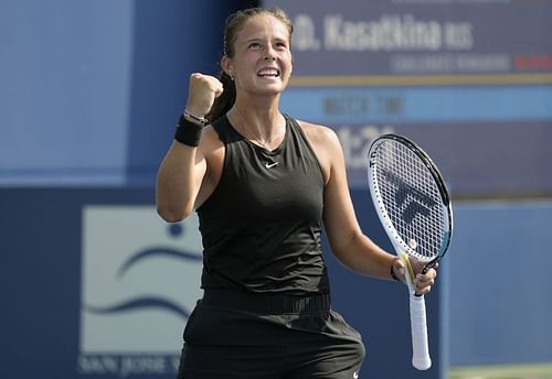 Daria Kasatkina at the Mubadala Silicon Valley Classic