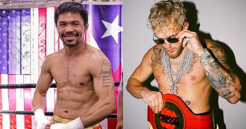 Manny Pacquiao (left) and Jake Paul (right) [Images Courtesy: @mannypacquiao and @jakepaul on Instagram