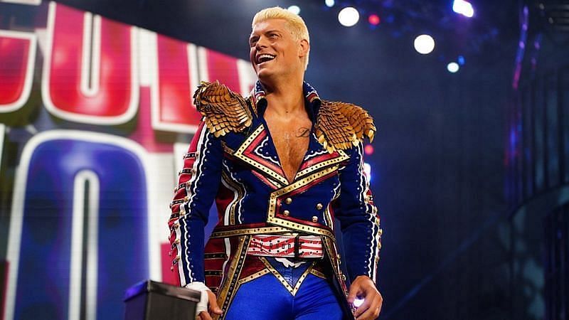 Cody Rhodes performing for All Elite Wrestling