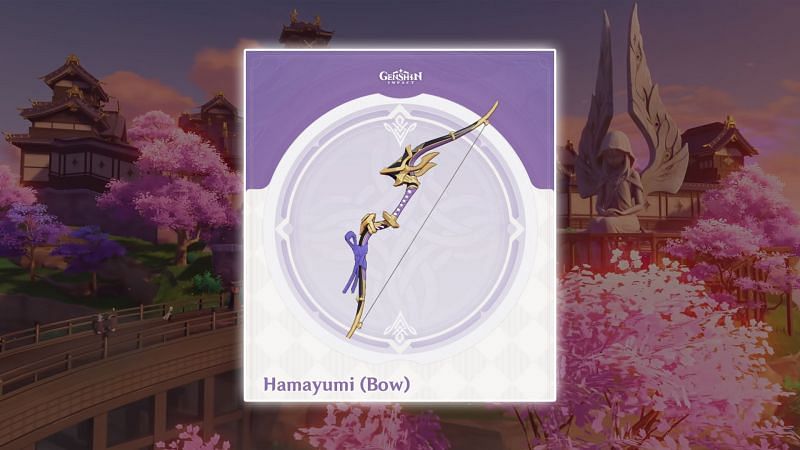 Hamayumi, new forgeable bow in Genshin Impact (Image via Genshin Impact)