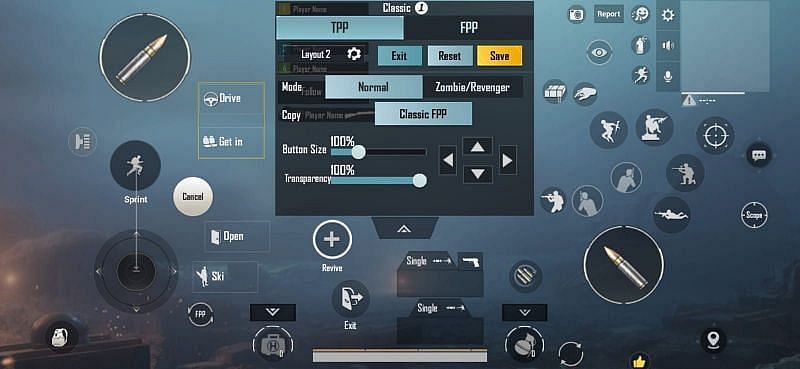 Suggested BGMI Control Layout (Screengrab from the game)