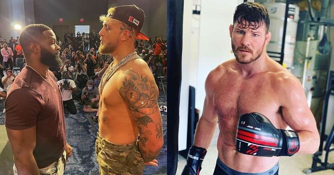 Michael Bisping reveals why he is "not overly confident" in picking Tyron Woodley to defeat Jake Paul