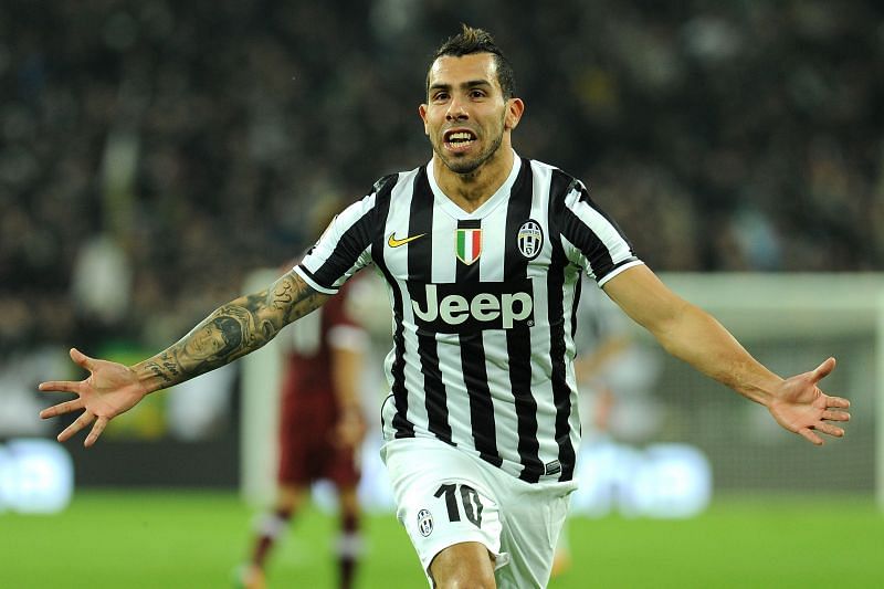 Tevez was Juventus&#039; top scorer in both his seasons with the Bianconeri