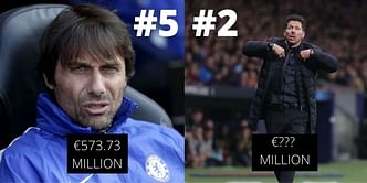5 managers who generated highest income from player sales in the last decade