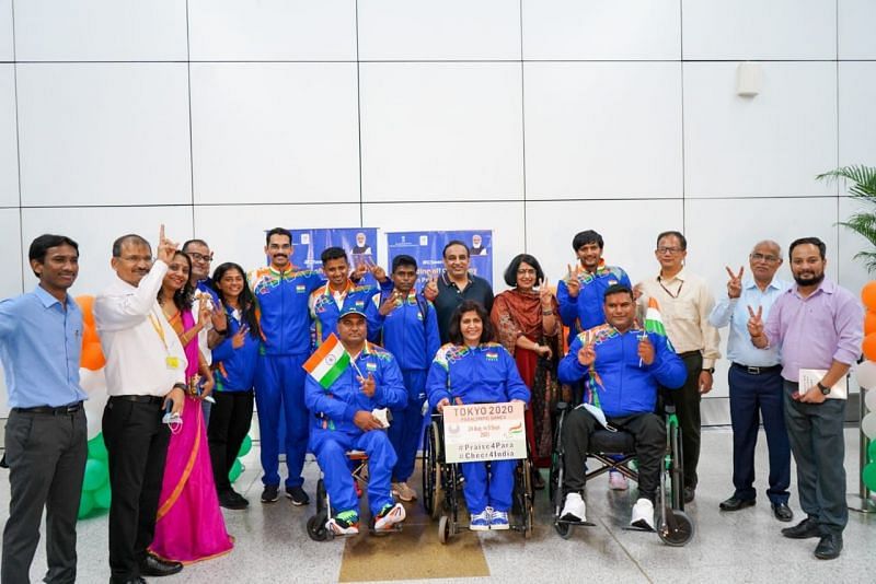 Indian team leaves for Tokyo Paralympics (&copy;SAI Media)