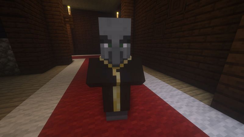 An evoker (Image via Minecraft)