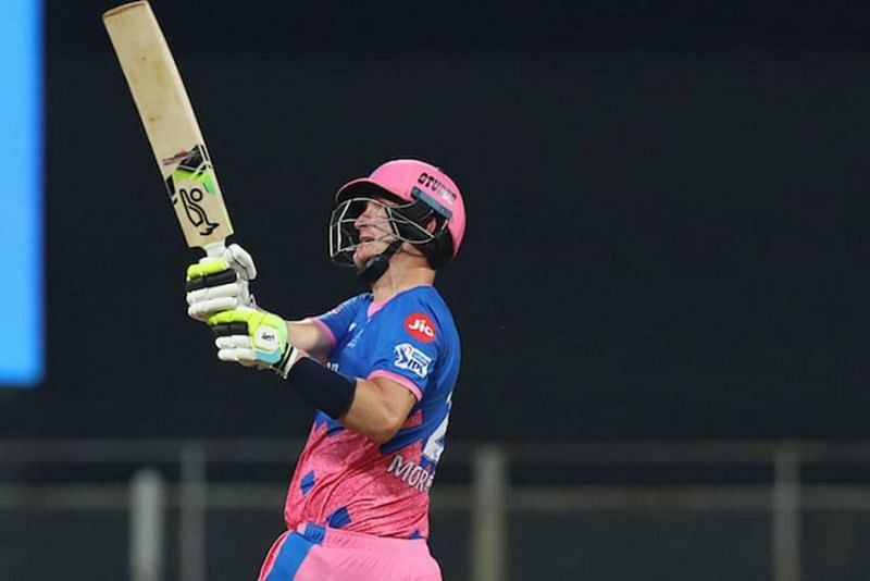 Chris Morris in action for Rajasthan Royals