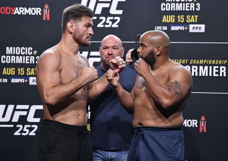 UFC 252 Miocic v Cormier 3: Weigh-Ins