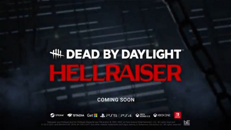 The Official Promotional logo for Dead By Daylight&#039;s 21st Chapter: Hellraiser (Image via Behaviour Interactive)