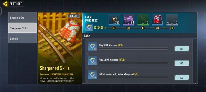 Sharpened Skills has ten missions (Image via Activision)