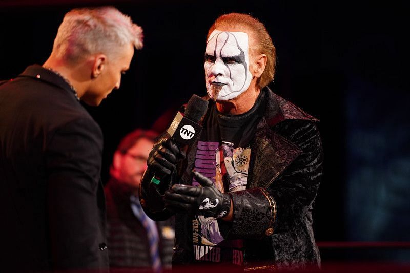 Darby Allin (Left) and Sting (Right)