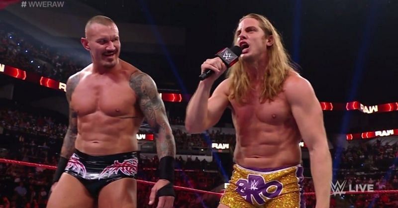 Riddle and Randy Orton on WWE RAW