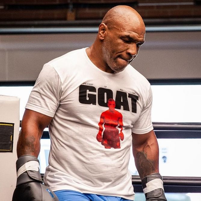 After which fight did Mike Tyson make the famous comment about suffering a broken back?