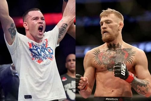 Colby Covington (L) and Conor McGregor (R)