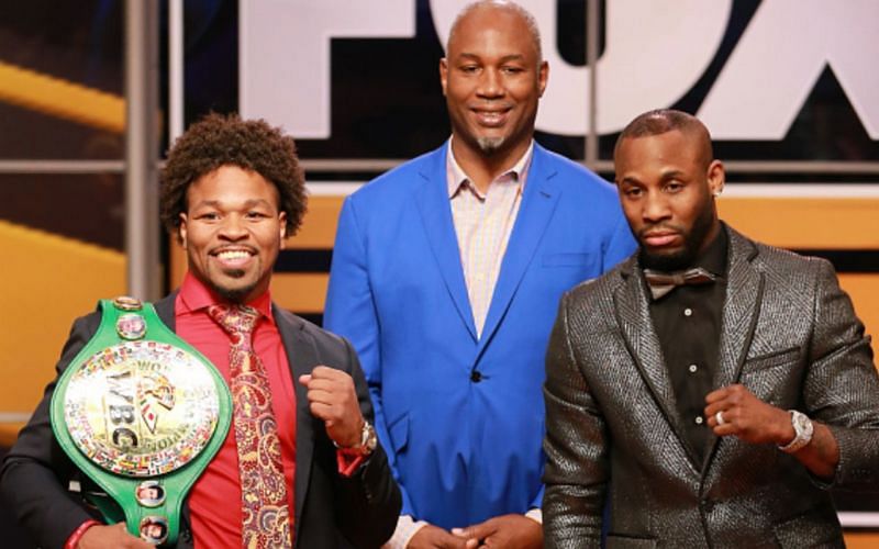 Yordenis Ugas (right) is best-known for his razor-thin split decision loss to Shawn Porter (left)
