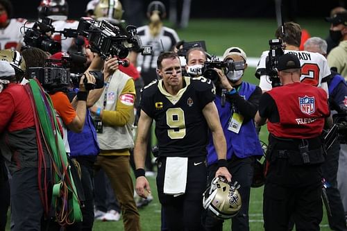 Drew Brees - Divisional Round - Tampa Bay Buccaneers v New Orleans Saints