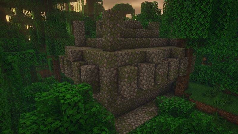 A jungle temple (Image via Minecraft)